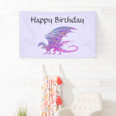 素晴らしいモザイクのドラゴンパープル名 横断幕 (インサイチュ)