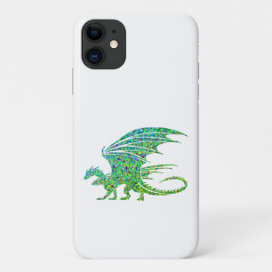 素晴らしいモザイクグリーン・ドラゴン iPhone 11 ケース