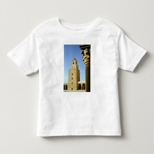 素晴らしいモスク、Aghlabidの836-875広告 トドラーTシャツ (正面)