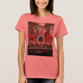 素晴らしいモーザーの日と感謝していカラフル Tシャツ (正面)