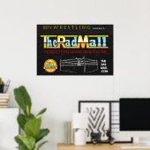 素晴らしいモール「80のレスリング」 30インチx 20インチ ポスター (ホームオフィス)
