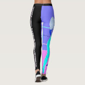 素晴らしいモール「80年代レスリングII / WOLG」女子 レギンス (裏面)