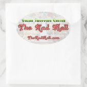 素晴らしいモール「HOLIDAYS」オーバルシール（4枚） 楕円形シール (バッグ)