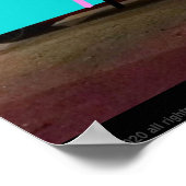 素晴らしいモール「MIAMI: Nights」 20" x 28"ポスター ポスター (角)