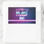 素晴らしいモール「Wave 1」 4.5インチx 2.7インチStickers 長方形シール (バッグ)