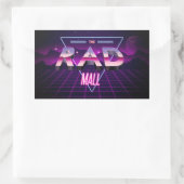 素晴らしいモール「Wave 3」 4.5インチx 2.7インチStickers 長方形シール (バッグ)