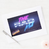 素晴らしいモール「Wave 7」スタンプ(4ct) 長方形シール (封筒)