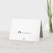 「素晴らしいモー一日を!」 カウグリーティングカード カード (裏面)