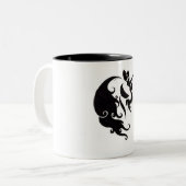 素晴らしいユニコーンのマグ ツートーンマグカップ (正面左)