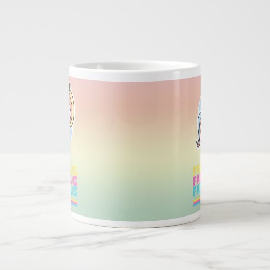 素晴らしいユニコーン ジャンボコーヒーマグカップ (正面)