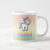 素晴らしいユニコーン ジャンボコーヒーマグカップ (右)