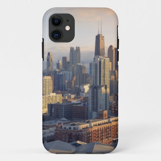 素晴らしいライトとの都市景観の眺め Case-Mate iPhoneケース (裏面)