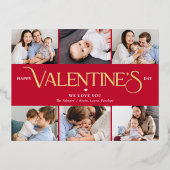 素晴らしいライフフォイルのバレンタインデーのはがき 箔シーズンポストカード (正面)