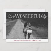 素晴らしいライフホリデー写真 シーズンカード (正面)