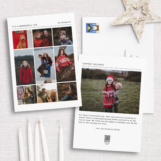 素晴らしいライフムライトホリディカード シーズンカード