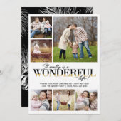 素晴らしいライフ6 PH |クリスマスフォトカード シーズンカード (正面/裏面)