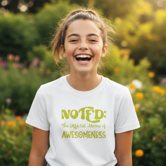 素晴らしいライムカラーTシャツのメモ Tシャツ