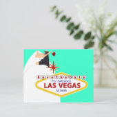 素晴らしいラスベガスはがきの日付を保存 案内ポストカード (スタンド正面)