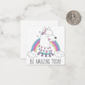 素晴らしいラマだ ノートカード (正面/裏面インサイチュ)