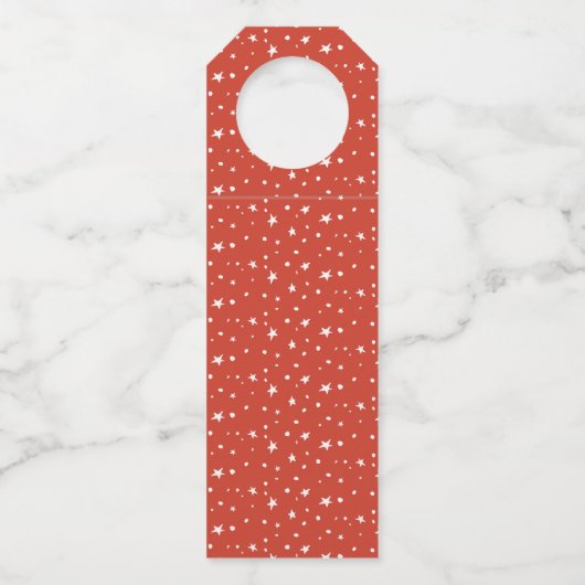 素晴らしいリストのおもしろい諺のクリスマスのボトルのギフトのラベル ボトルネックタグ (裏面)