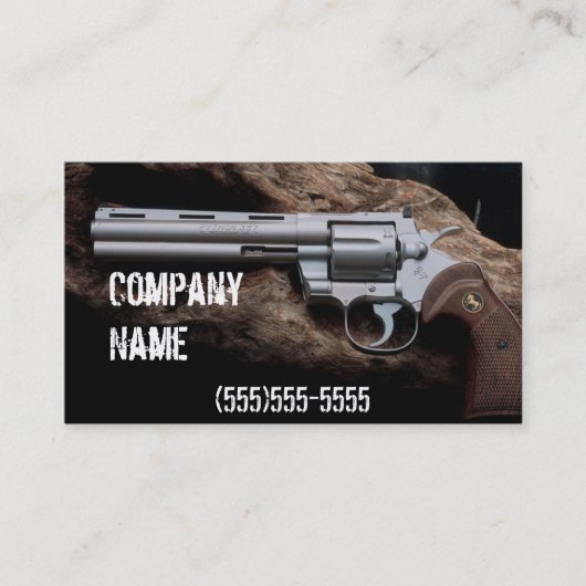 素晴らしいリボルバーfflのディーラーの名刺 名刺 (正面)