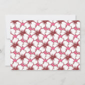 素晴らしいルアウ(ハワイ式宴会)パーティーレトロスタイルピンナップ 招待状 (裏面)