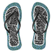 素晴らしいレソト国旗の色の愛国心 ビーチサンダル (ソール)