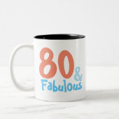 素晴らしいレトロ誕生日 ツートーンマグカップ (左)