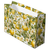 素晴らしいレモン抱き枕 ラージペーパーバッグ (正面アングル)