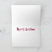 素晴らしいロッドクリスマスカード シーズンカード (内部)