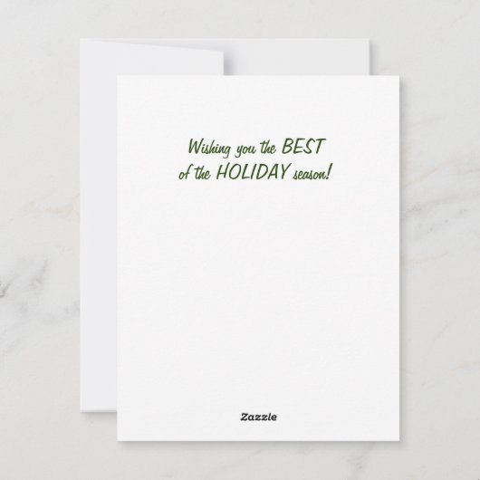 素晴らしいワイオミングの風景メリークリスマス シーズンカード (裏面)