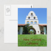 素晴らしいワイナリーはがき！ ポストカード (正面/裏面)