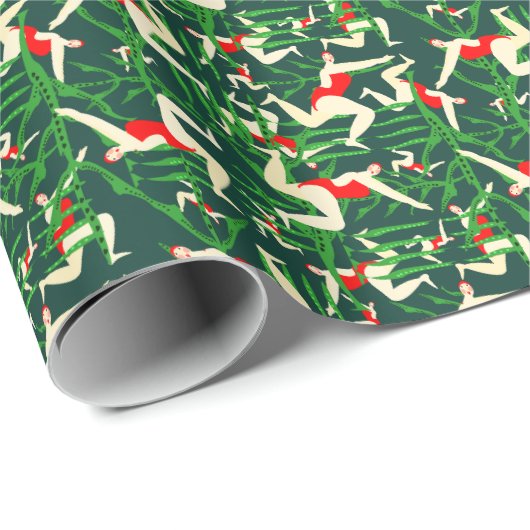 素晴らしいワイルドスイミングウィメンズ ラッピングペーパー (ロールコーナー)