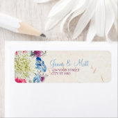 素晴らしいワイルドフラワーズ住所 シール (インサイチュ)