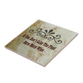 素晴らしいワインタイル！ タイル (側面)