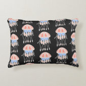 素晴らしいヴィンテージのシームレスなクラゲのパターン。B アクセントクッション (正面)
