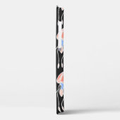 素晴らしいヴィンテージのシームレスなクラゲのパターン。B Case-Mate iPhoneケース (裏面 / 左)