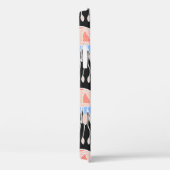 素晴らしいヴィンテージのシームレスなクラゲのパターン。B Case-Mate iPhoneケース (裏面 / 右)