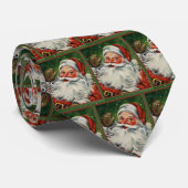 素晴らしいヴィンテージサンタオングリーンオン ネクタイ (ロール)