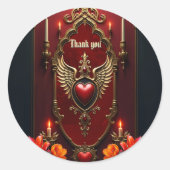 素晴らしいヴィンテージスタイルの精神。 ラウンドシール (正面)