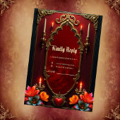 素晴らしいヴィンテージスタイルの精神。 出欠カード