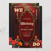 素晴らしいヴィンテージスタイルの精神。 招待状 (正面/裏面)