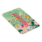 素晴らしいヴィンテージ壁紙コラージュ磁石 マグネット (右側)