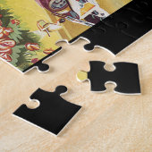 素晴らしいヴィンテージ旅行ポスター ジグソーパズル (側面)