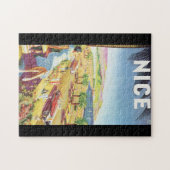 素晴らしいヴィンテージ旅行ポスター ジグソーパズル (横)