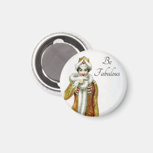 素晴らしいヴィンテージ・アッカーマンレディ マグネット (正面/裏面)