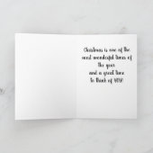 素晴らしい一年**聖降誕祭お目出とう» シーズンカード (内部)