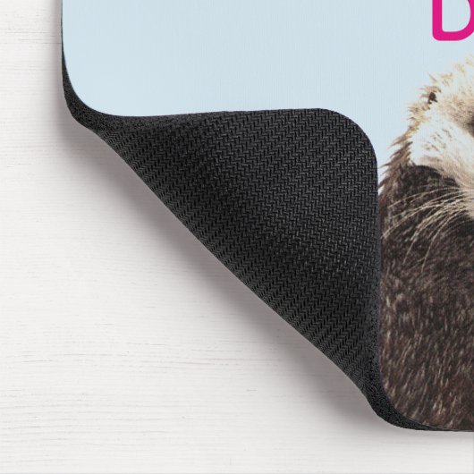 素晴らしい一日を過ごすかわいい写真を撮る マウスパッド (コーナー)