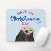 素晴らしい一日を過ごすかわいい写真を撮る マウスパッド (マウス)