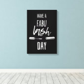 素晴らしい一日を過ごす キャンバスプリント (インサイチュ (ウッドフロア))